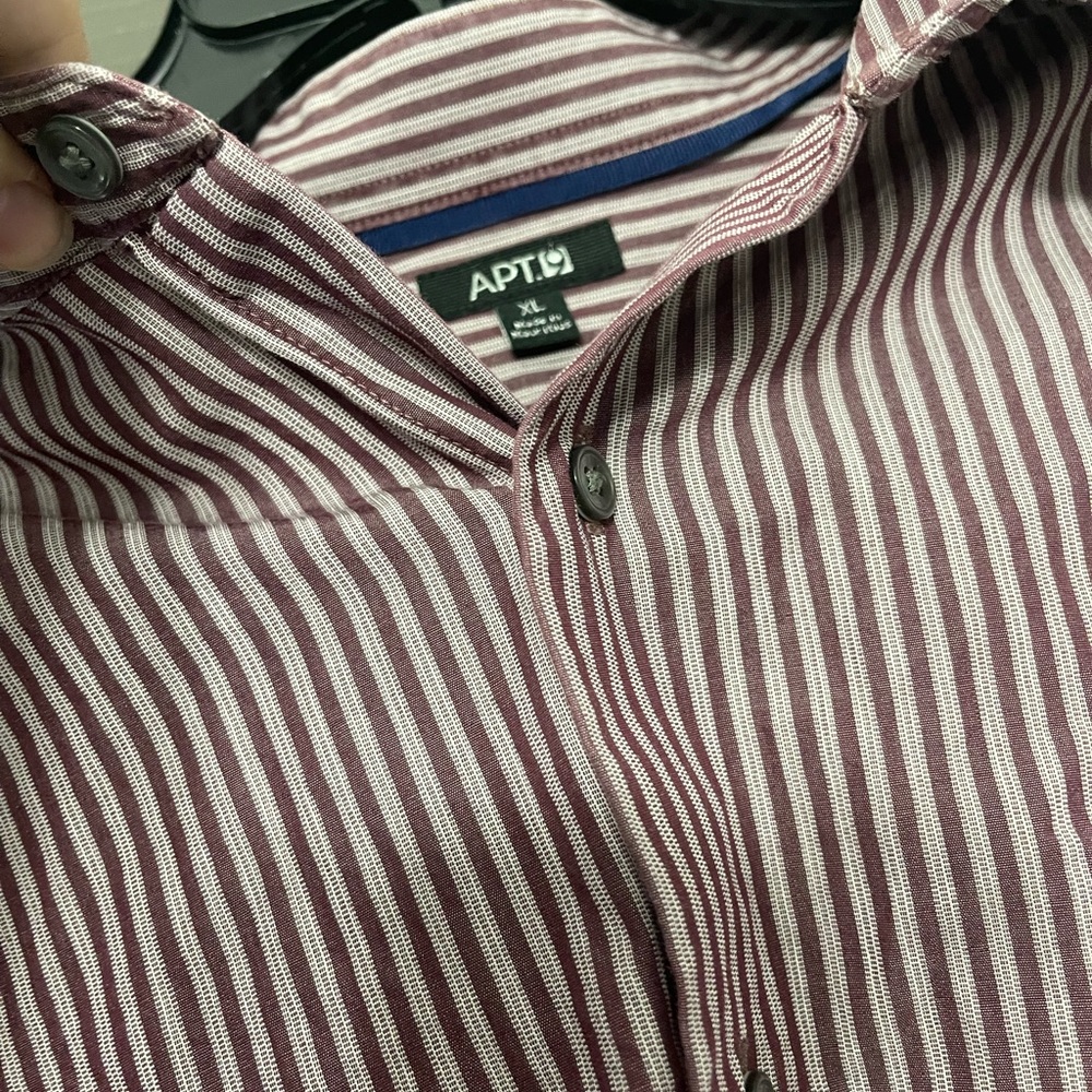 Apt. 9 Men’s Striped Button Down Shirt - Picture 4 of 15